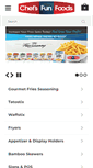 Mobile Screenshot of chefsfunfoods.com